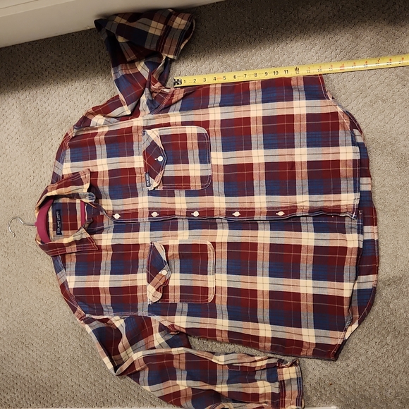 Vintage 90s plaid button down. PEPE JEANS WORN ONCE-100% COTTON = CLOSING-FINAL - Picture 1 of 12